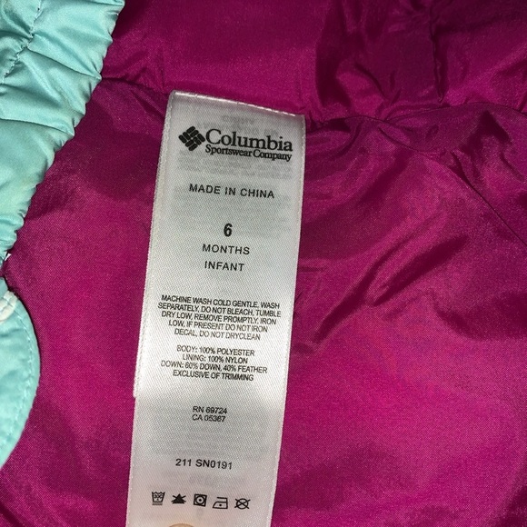 BNWOT Infant Polka Dot Snow Suit by Columbia 6mo - Picture 6 of 8